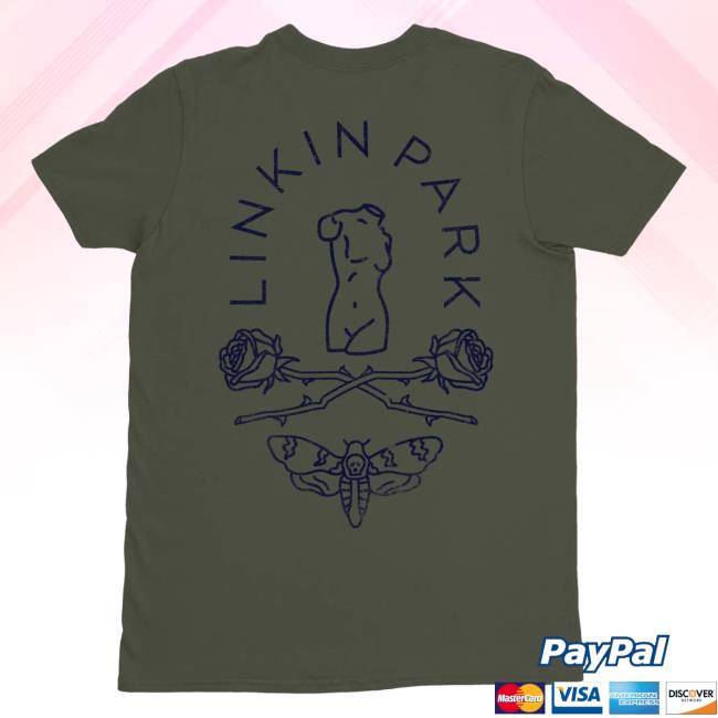Official Linkin Park Merch Store One More Light Bmr Green Long Sleeve Tees Black LinkinPark Apparel Clothing Shop