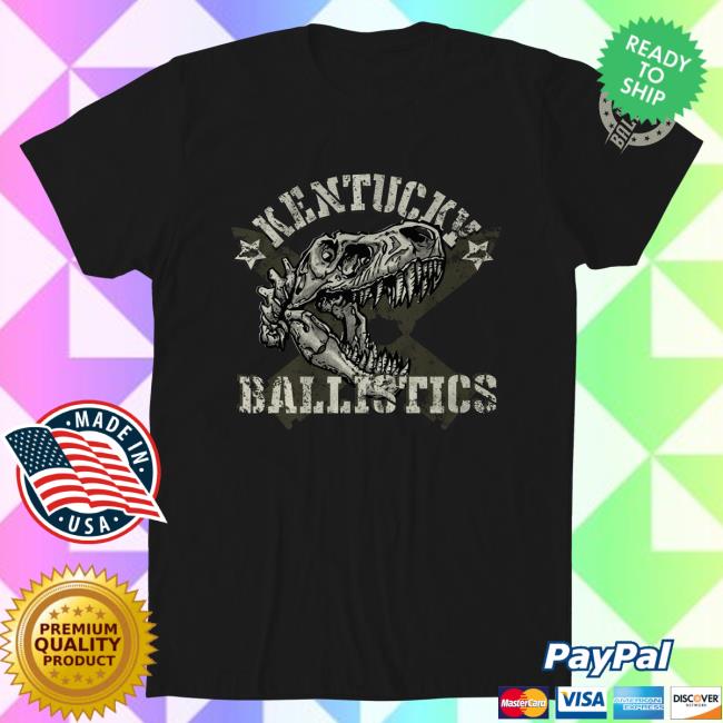 Official Kentucky Ballistics Merch KB T-Rex Skull New Shirt Kentucky Ballistics Clothing Shop
