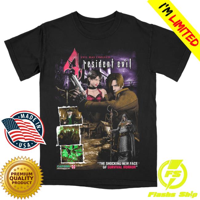 Official Graveyard Goods Merch Store Shop Resident Evil 4 • Goodbye, Ada (Alternate Color Variant) Attractive Shirt • Limited To 100