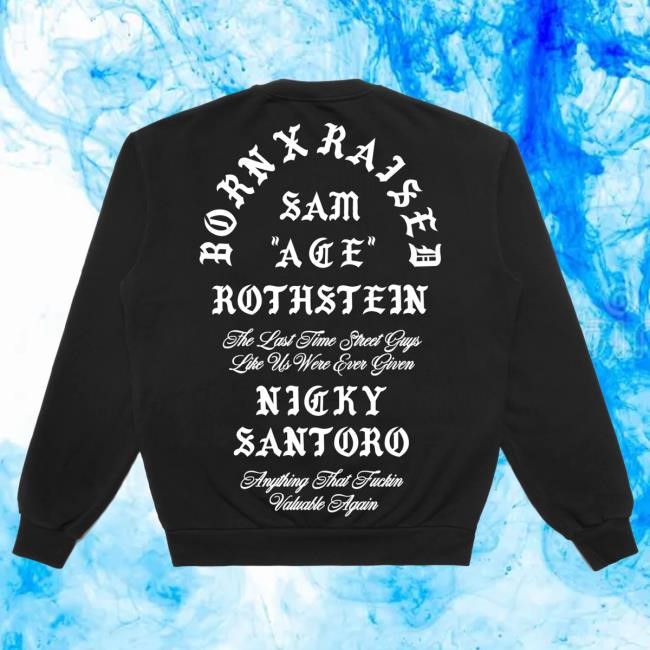 Official Born X Raised Merch Store Shop Tangiers Crew Neck: Black BornxRaised