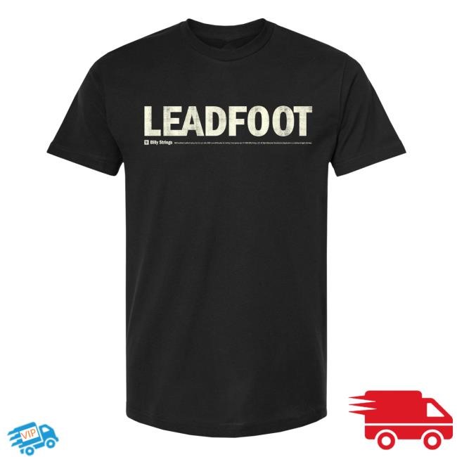 Bumper Sticker S/S Tee - Leadfoot (Logan Fox) – Billy Strings