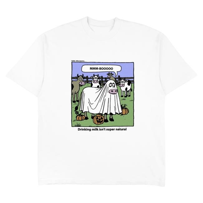 Official Online Ceramics Shop Drinking Milk Isn't Super Natural Tee