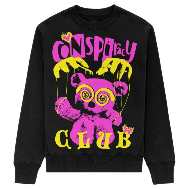 Official Shane Dawson Merch Store Shane Dawson Conspiracy Club Bear Popover Hoodie ShaneDawson Shane Dawson Apparel Clothing Shop