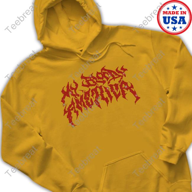 City Morgue Merch My Bloody America Rhinestone Hoodie