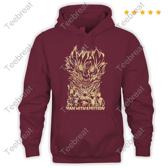 Official Ran Touring Merch Man With A Mission Fire T-Shirt