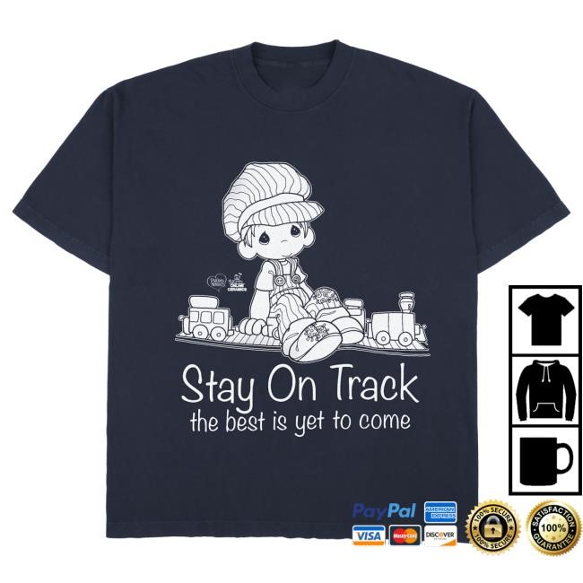 Official Online Ceramics Shop Precious Moments "Stay On Track" Attractive Shirt