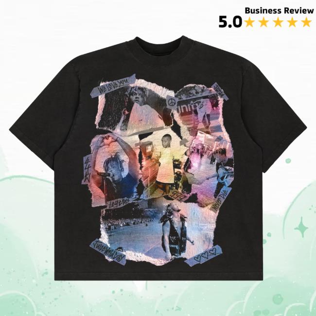 Official 999 Club Juice Wrld Merch Store Jarad Collage Popover Shirt 999Club Clothing Juicewrld