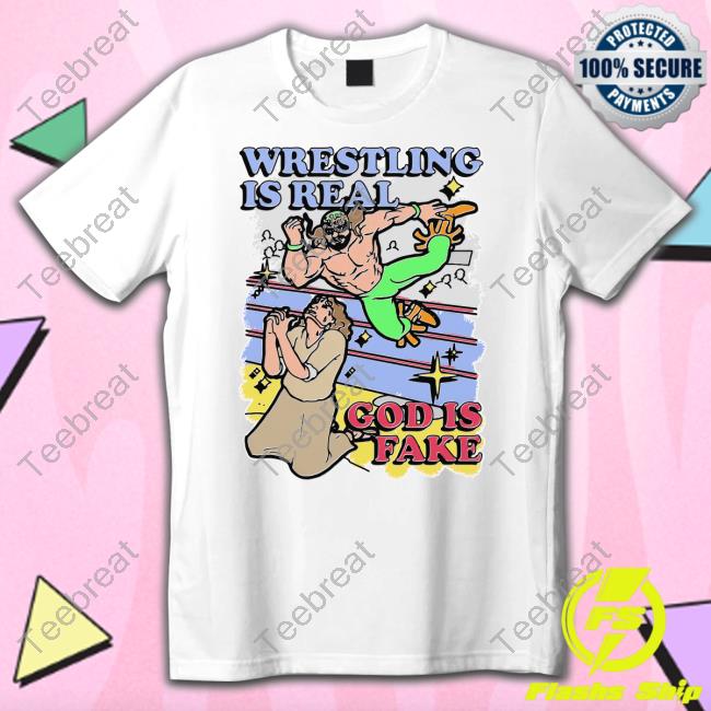 Wrestling Is Real God Is Fake TankTop