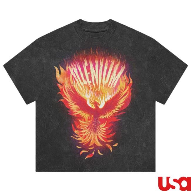 Official Illenium Merch Fire Phoenix Tees