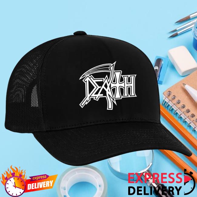 Official Indie Merch Store Shop Death "New Logo" Hat IndieMerchStore