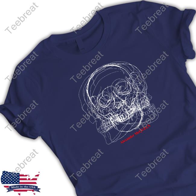 Alexander McQueen Sketch Skull Tee Shirt