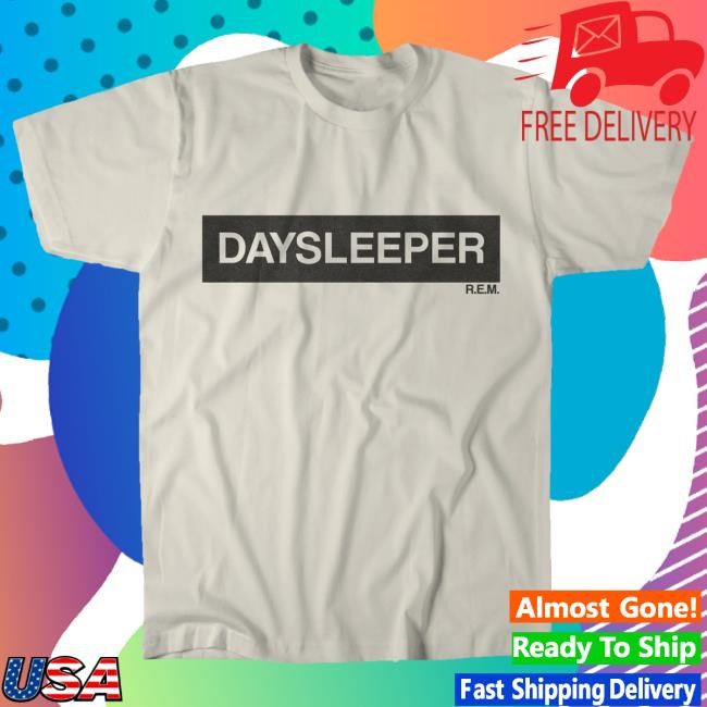 Official R.E.M. Merch Store Daysleeper Shirt (Natural)