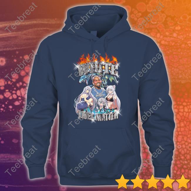 Kanye West Waifu Watchers Merch Ye White Lives Matter Anime T Shirt