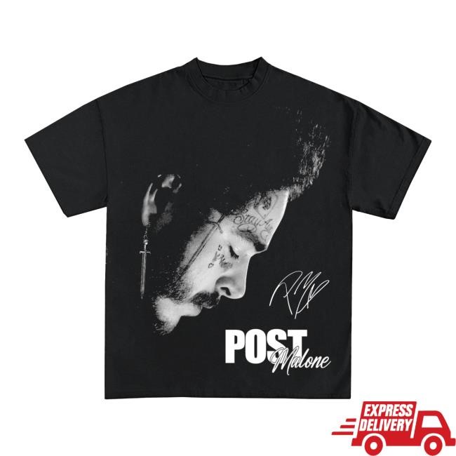 Icy Shop Merch Post Malone Jumbo Graphic Tee Shirt