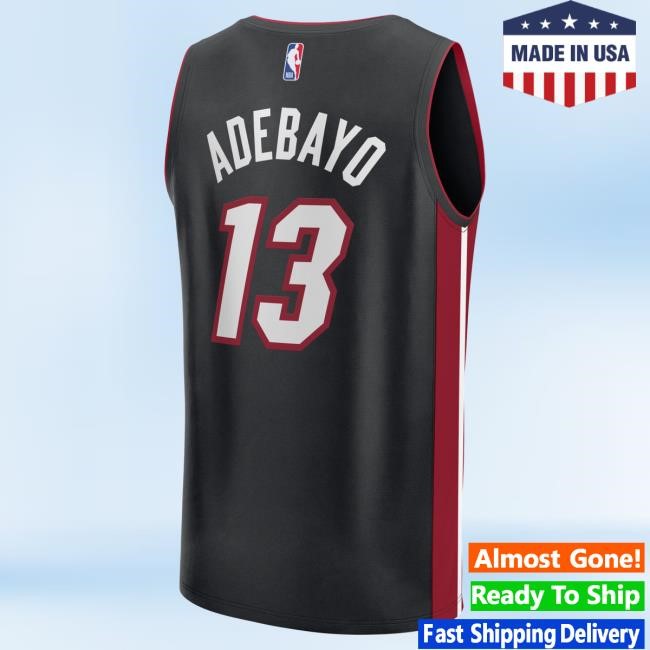 Miami Heat NBA Basketball Bam Adebayo Icon Edition Youth Gear