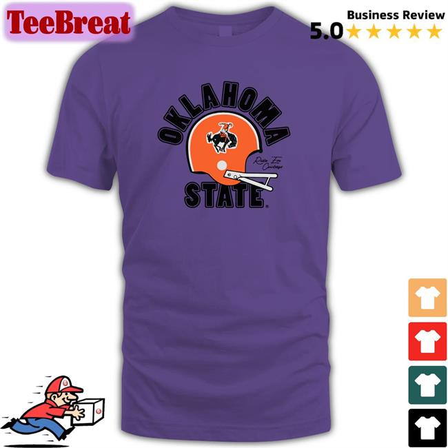 Oklahoma State Osu Throwback 1960S Helmet White Sweatshirt Homefiel Dapparel Store