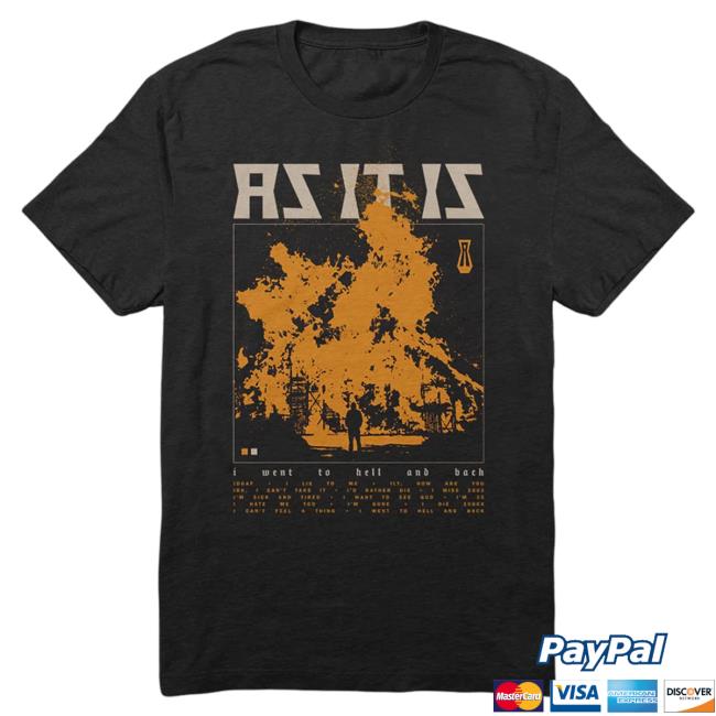 As It Is "Burning Hell" New Hoodie