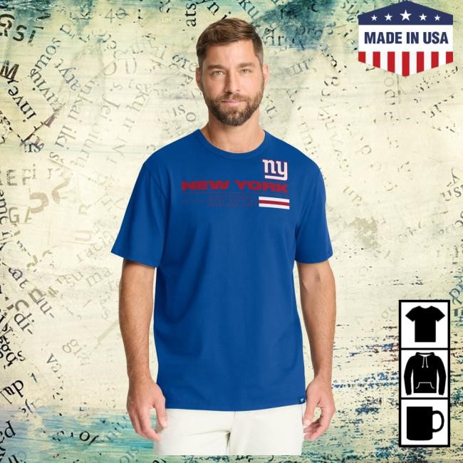Men's Fanatics Royal New York Giants Chop Block Legacy Top Shirt NewYorkGiants
