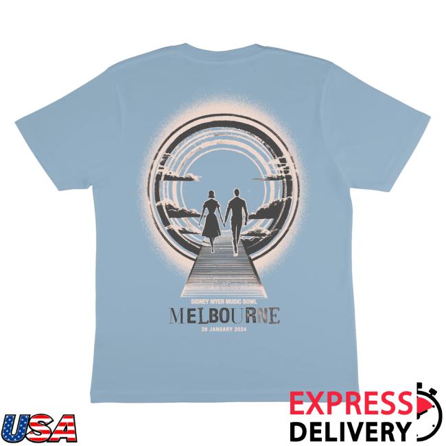 Official Louis Tomlinson Merch Store Shop Louis Tomlinson Melbourne Sidney Myer Music Bowl World Tour Blue Attractive Shirt - Australia Official Louis Tomlinson Merch Store Shop Louis Tomlinson Melbourne Sidney Myer Music Bowl World Tour Blue T-Shirt - Australia