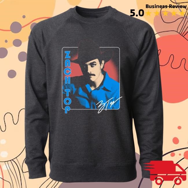 Official Zach Top Merch Store Shop Zach Top Retro Photo Crew neck Sweatshirt ZachTop