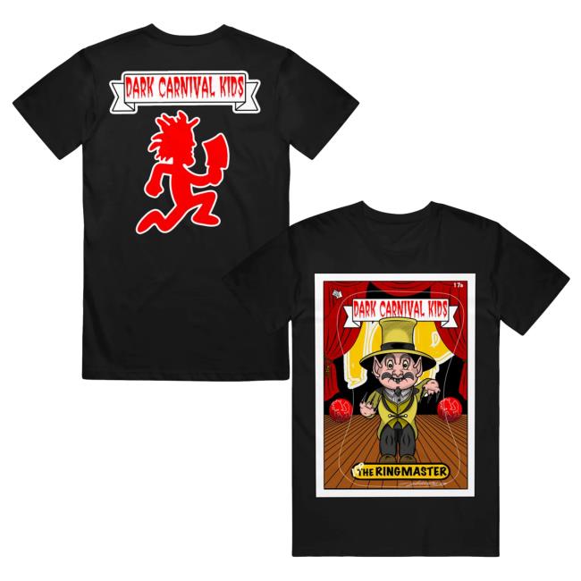 Dark Carnival Kids The Ringmaster Black - Shirt New