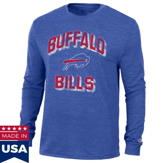 Champion Buffalo Bills Heather Royal Season Merch