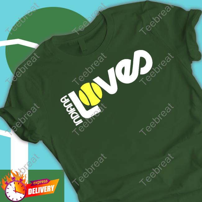 Official The Indy Indiana Loves Tennis Long Sleeve Tee