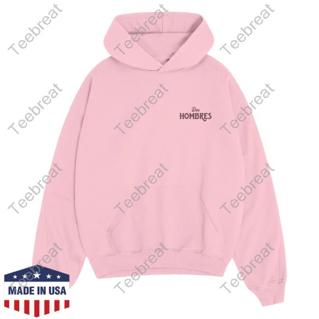 Official Doshombres Merch Dos Hombres Pink Pullover Hoodie