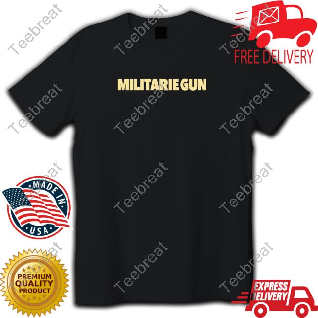 Militarie Gun Merch Militarie Gun Black Sweatshirt