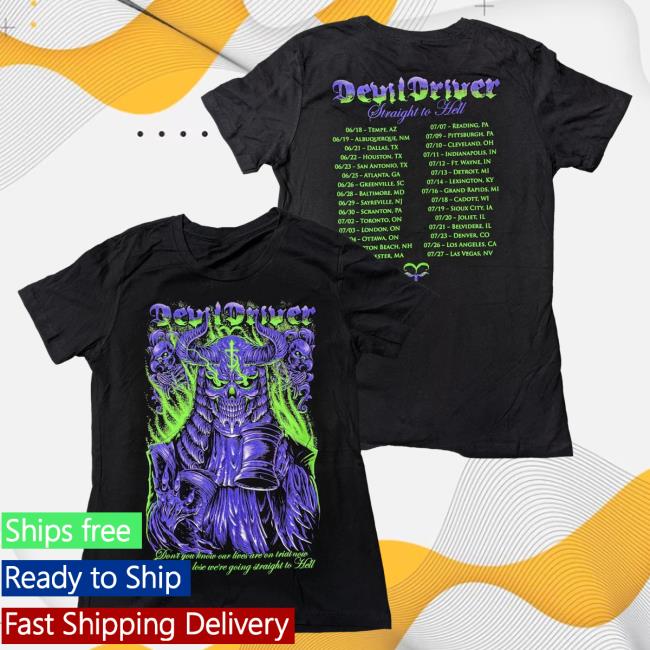 Official Night Shift Merch Store Devildriver - Judge Shirt New NightShiftMerch