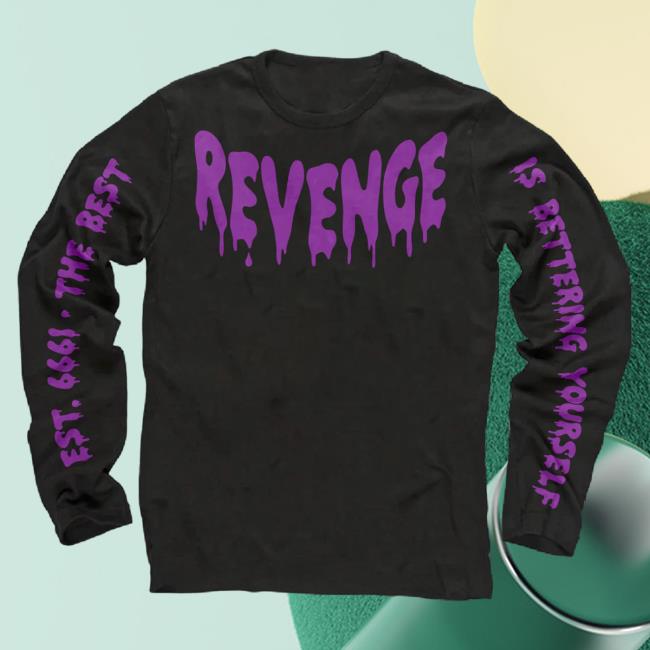 Official Zacky Vengeance Clothing Vengeance University Drippy Long Sleeve T-Shirt Zacky V