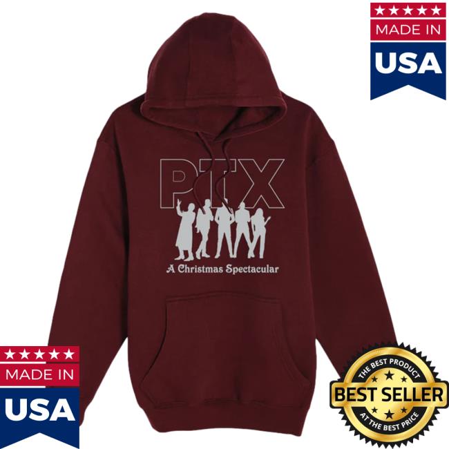 Official Ptx Silhouette Burgundy Pullover Sweater