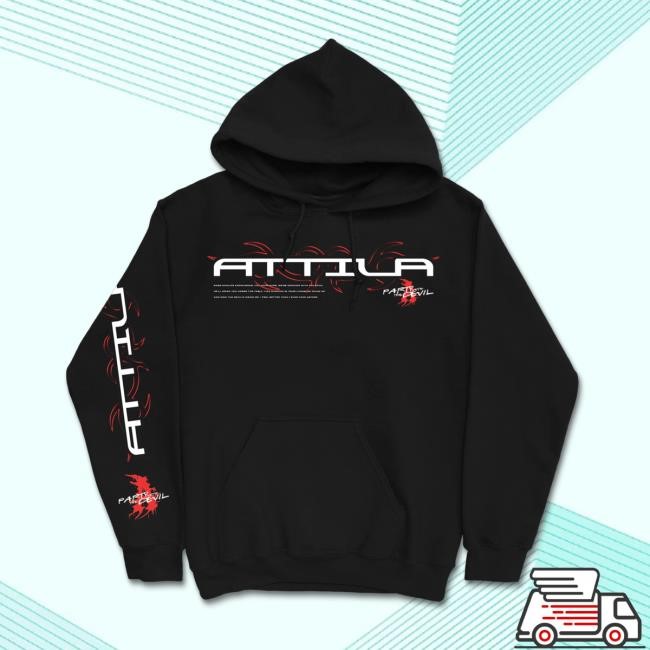 Official Attila Merch Party With The Devil New Hoodie