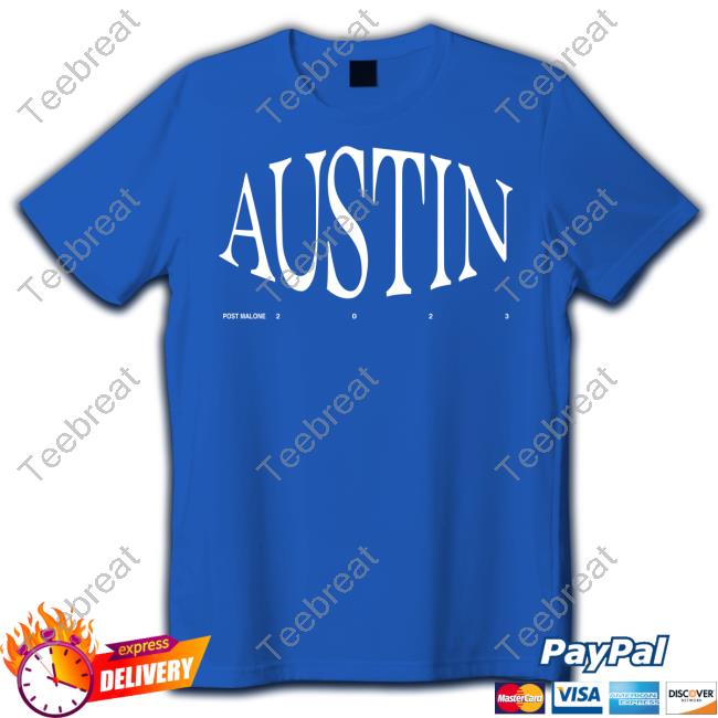 Official Post Malone Merch Austin 2023 Tee Shirt
