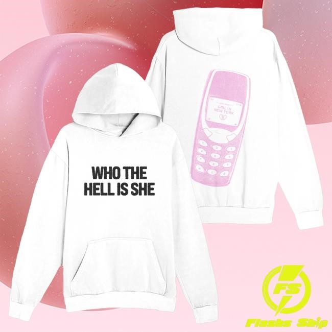 Store Nessa Barrett Merch Who The Hell Is She Sweatshirt