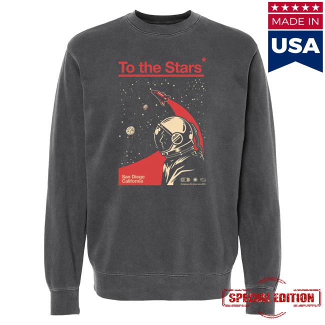 Official To The Stars Store Clothing Shop Store Suit-Up Midweight Pull Over Hoodie Pigment Black