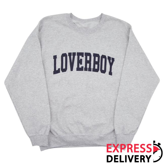 Official Loverboy Merch Loverboy University Crewneck Sweatshirt