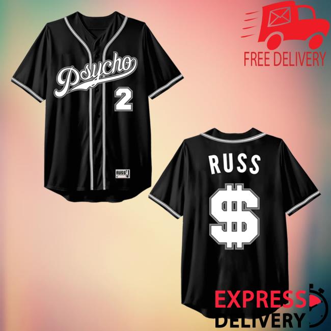 Official Russ Apparel Clothing Shop Store Psycho Pt. 2 Jersey Tee Russdiemon Merch