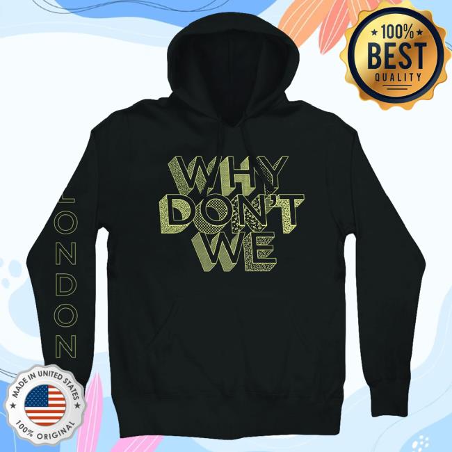 Official Merch Bar Why Don't We Store Shop Black European Exclusive London Crewneck MechBar