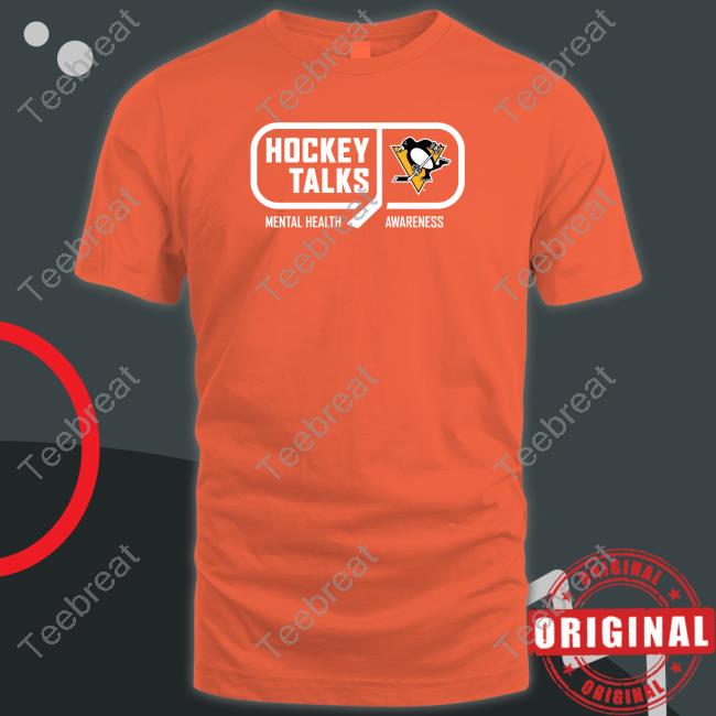 Hockey Talks Mental Health Awareness Pittsburgh Shirt
