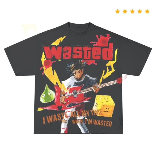Official Juice Wrld | 999 Club Merch Shop | Wasted Shirts Gbgr - Black | 999Club Clothing Apparel
