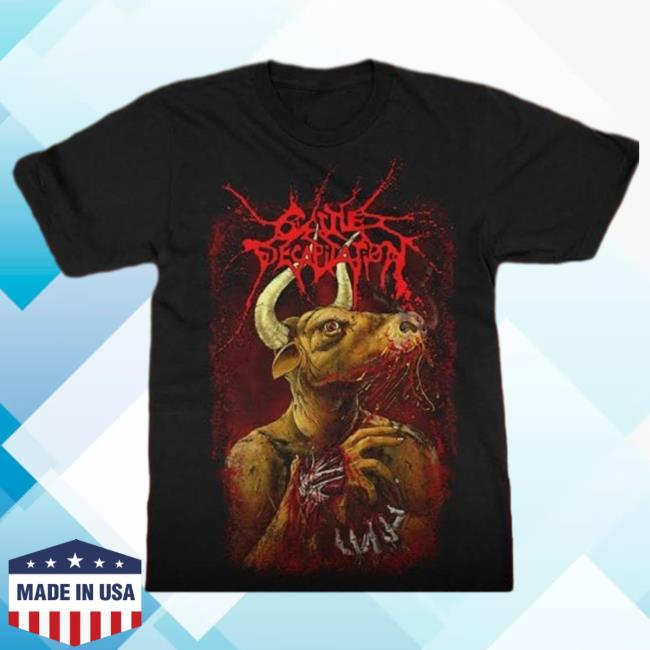 Limited Edition Cattle Decapitation Classic T Shirt Metalsucks Official Shop Merch