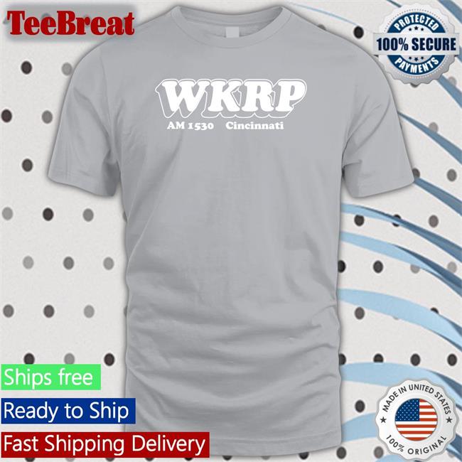 Super 70s Sports Merch Wkrp Am 1530 Cincinnati Tee Shirt