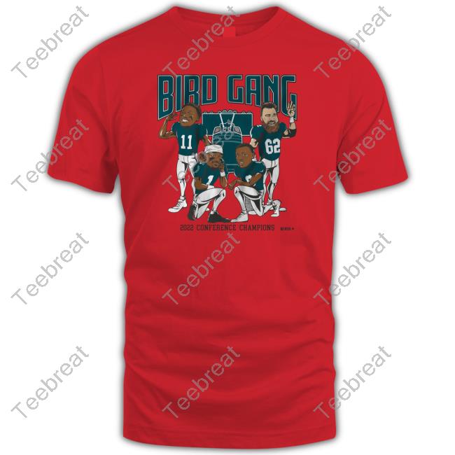Bird Gang Philadelphia Conference Champions Caricatures Shirt Breakingt