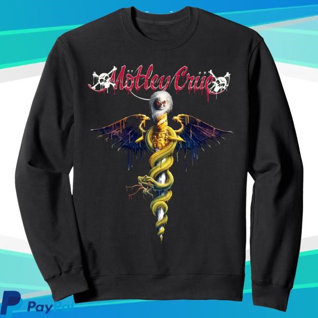 Mötley Crüe - Dr. Feel Good Slime Sweatshirt Motley Crue Official