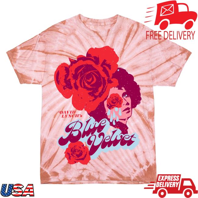 Official Studiohouse Designs David Lynch's Blue Velvet Tie Dye Tee Shirt In Dreams (Copper)