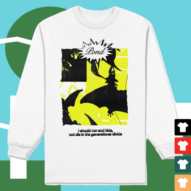 Official Pond Band Generational Divide / White Long Sleeve Hot Shirt