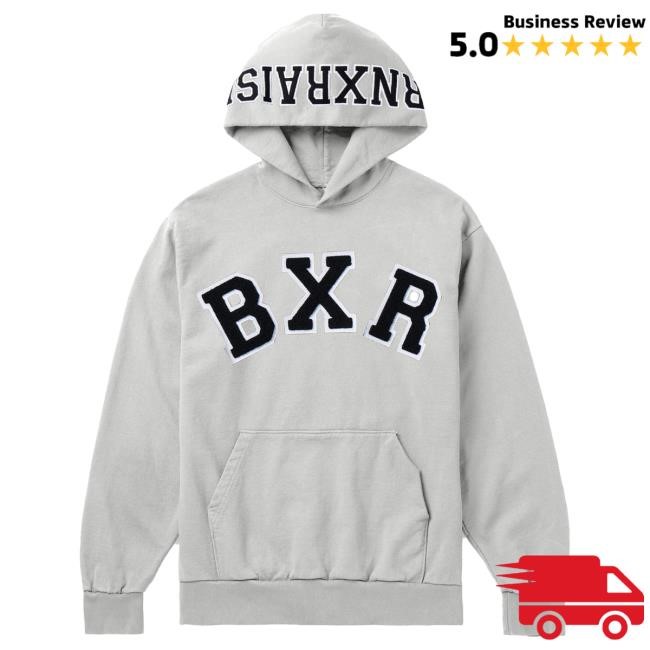 Official Born X Raised Merch Store Shop College Park Hoody: Grey BornxRaised