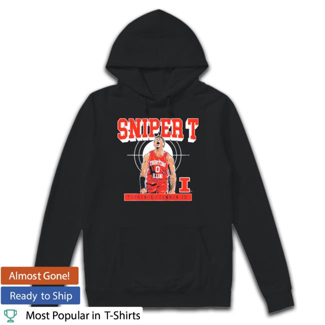 Official Illinois basketball terrence shannon jr sniper Shirt