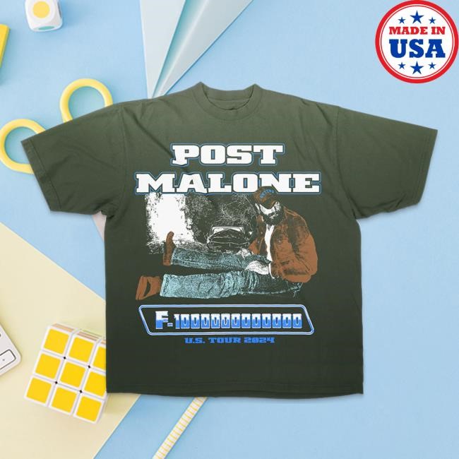 F-1 Trillion Tour Green New Shirt - Post Malone | Official Shop